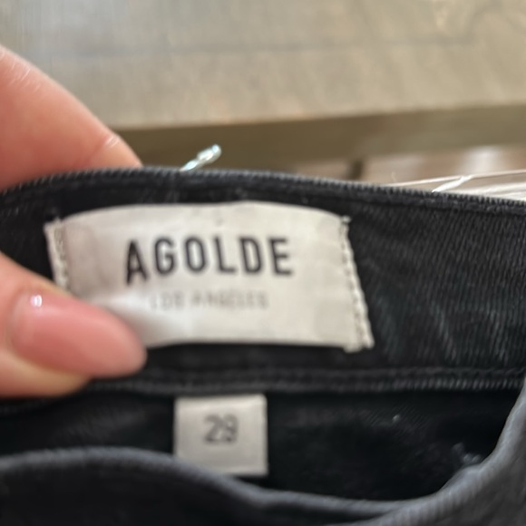 Agolde Riley High Rise Straight Crop Jeans - Picture 8 of 13
